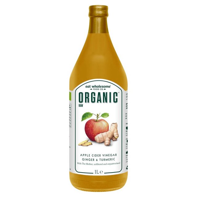 Eat Wholesome Organic Ginger & Turmeric Raw Apple Cider Vinegar 1L