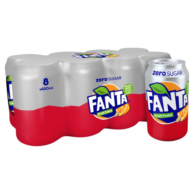 Fanta Fruit Twist Zero 8 x 330ml