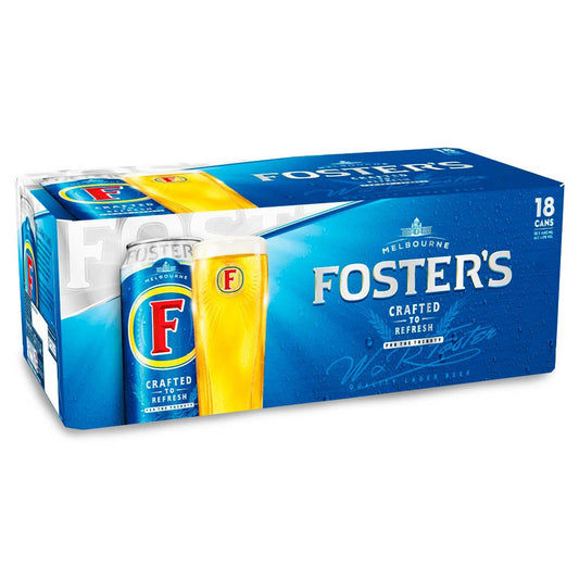 Foster's Lager Beer Cans 18 X 440ml