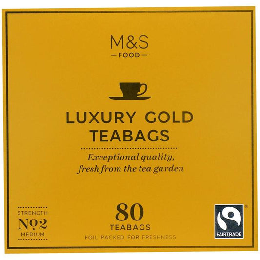 M&S Gold Tea 80 Tea Bags 220g