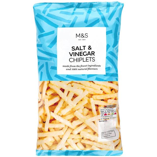 M&S Salt & Vinegar Chiplets 100g
