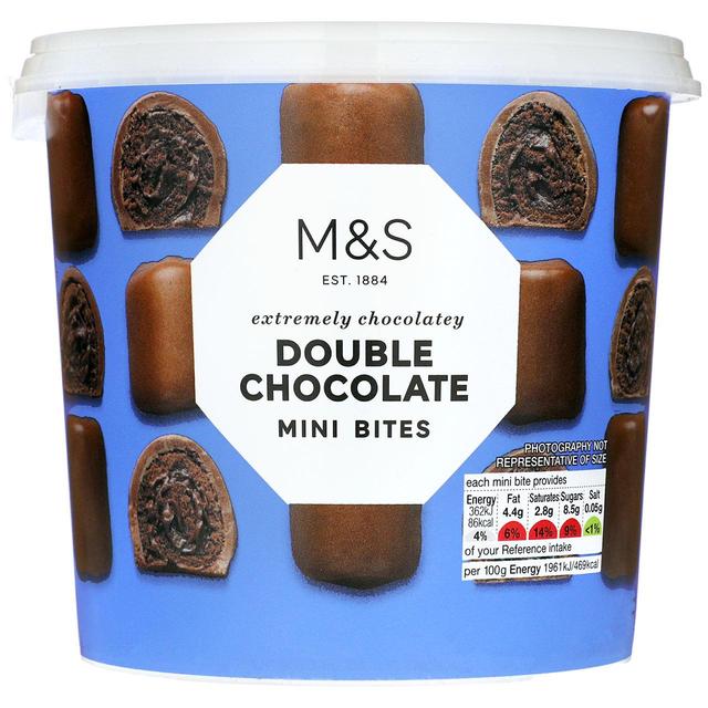 M&S Double Chocolate Mini Bites 295g