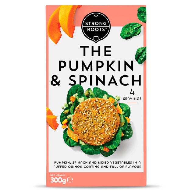 Strong Roots The Pumpkin & Spinach Burger 300g