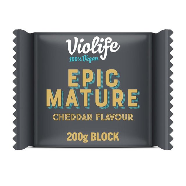 Violife Epic Mature Cheddar Flavoured Block 200g