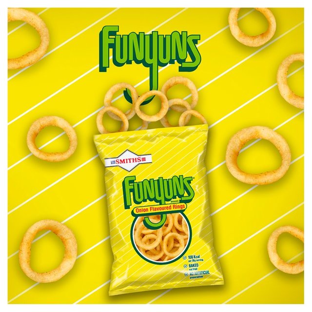 Smiths Funyuns Sharing Onion Rings Snacks 125g