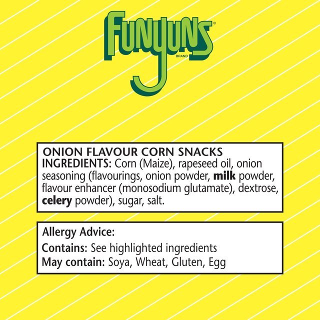 Smiths Funyuns Sharing Onion Rings Snacks 125g