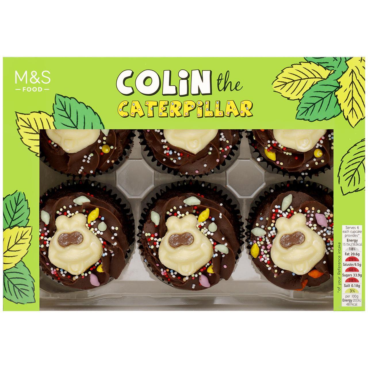 M&S Colin the Caterpillar Cupcakes 447g (limited availability)