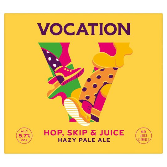 Vocation Hop Skip & Juice Hazy Pale Ale 4X440ml