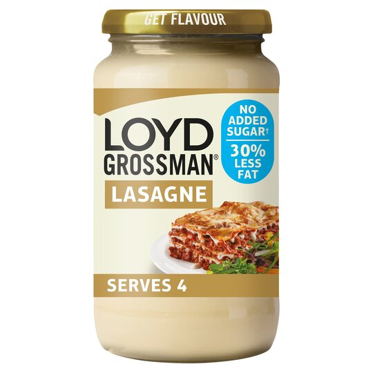 Loyd Grossman Reduced Fat White Lasagne Sauce 440G