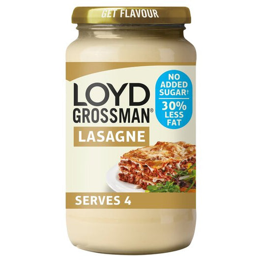 Loyd Grossman Reduced Fat White Lasagne Sauce 440G