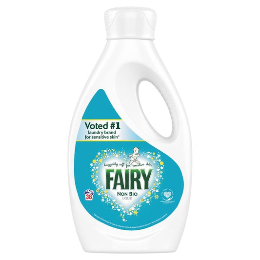 Fairy Non Bio Washing Liquid For Sensitive Skin 1.33L 38 Washes
