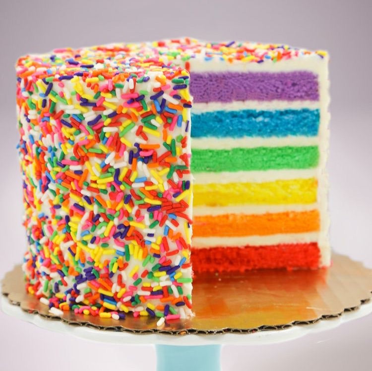 M&S Rainbow Layer Cake 690g