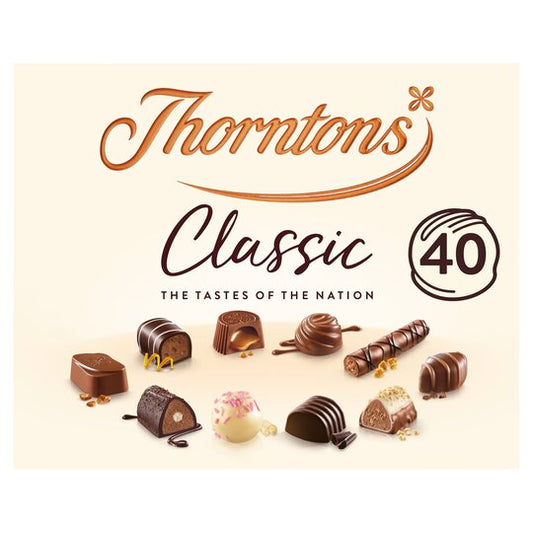 Thorntons Classic Collection Of Milk, Dark & White Chocolate 449G