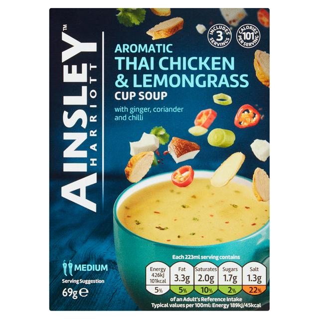 Ainsley Harriott Thai Chicken & Lemongrass Cup Soup 69g