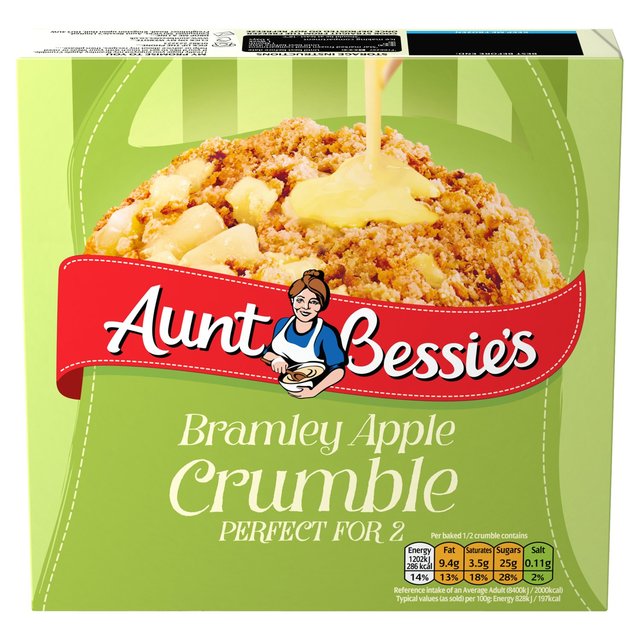 Aunt Bessie's Bramley Apple Crumble 240g