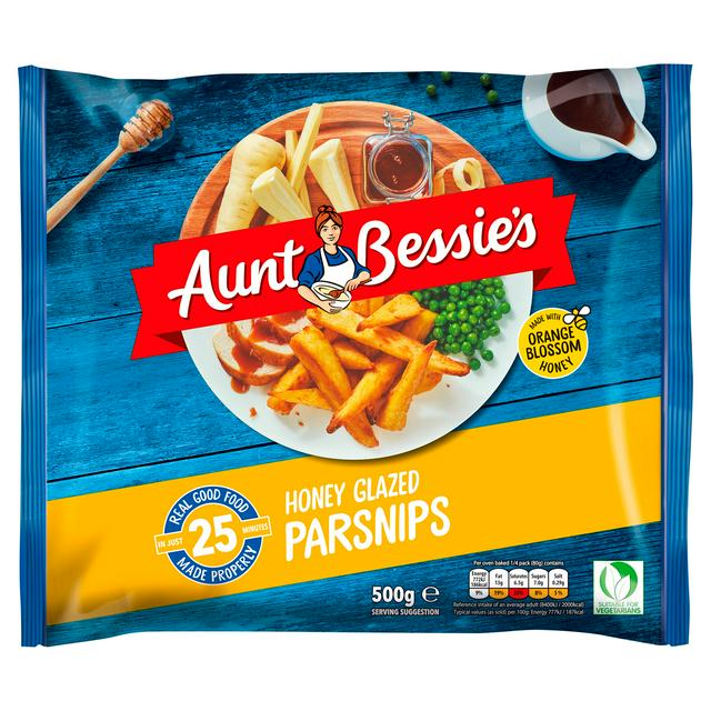 Aunt Bessie's Honey Glazed Parsnips 500g (bag)