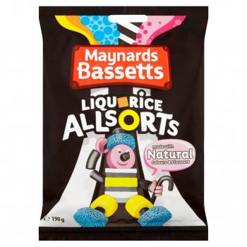 Bassetts Liquorice Allsorts 190g