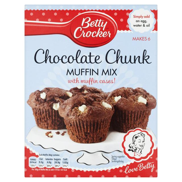 Betty Crocker Chocolate Chunk Muffin Mix 335g