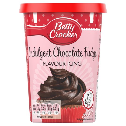 Betty Crocker Indulgent Chocolate Fudge Icing 400g