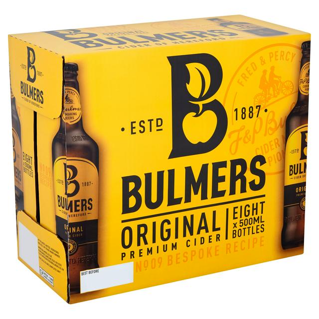 Bulmers Original, Premium Cider 8 x 500ml