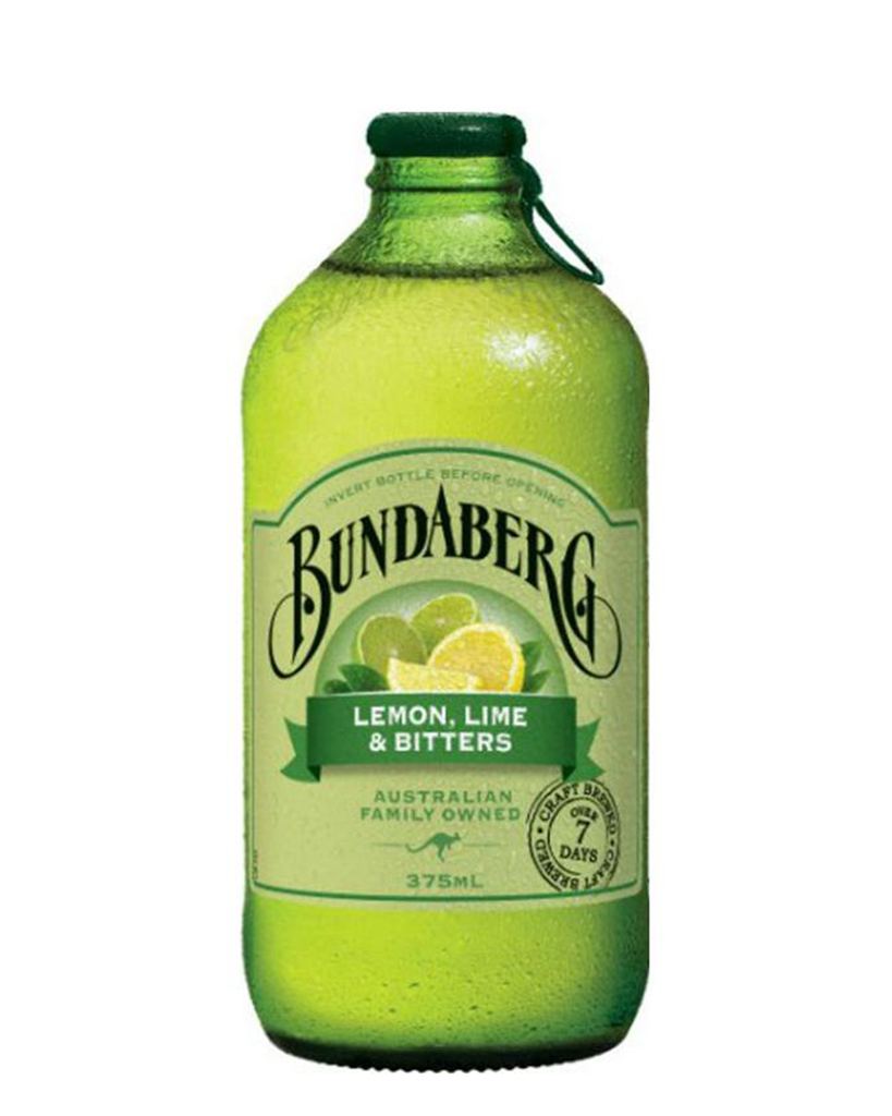 Bundaberg Lemon, Lime & Bitters, Stubby Bottle 375ML