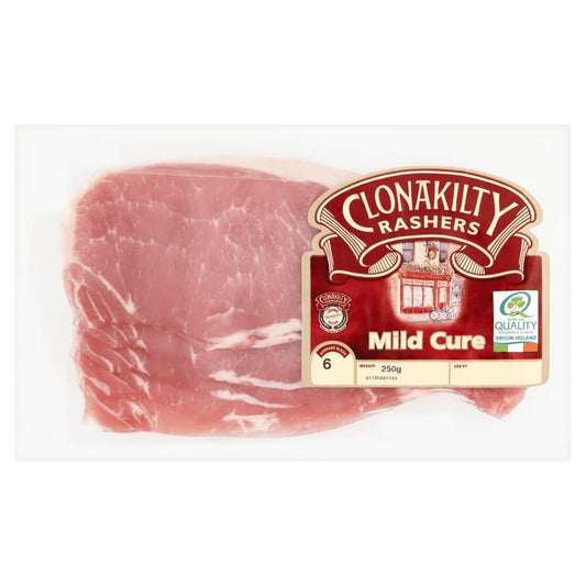 Clonakilty Mild Cure Back Bacon 250g