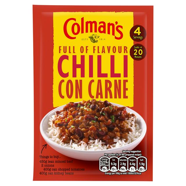 Colman's Chilli Con Carne Recipe Mix 50g