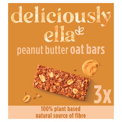 Deliciously Ella Oat Bars Peanut Butter3x50g