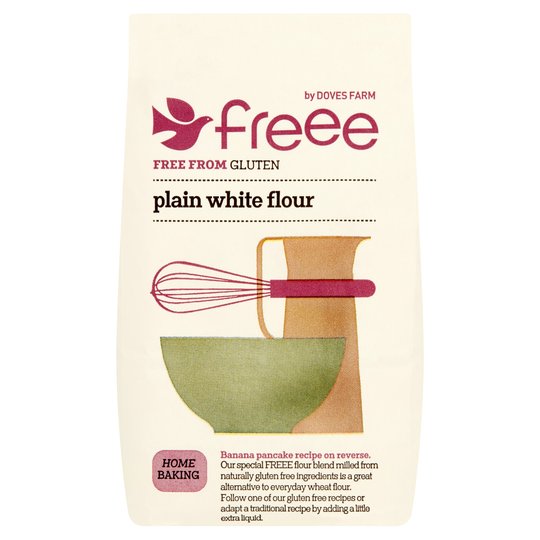 FREEE by Doves Farm Plain White Flour Free From Gluten 1kg