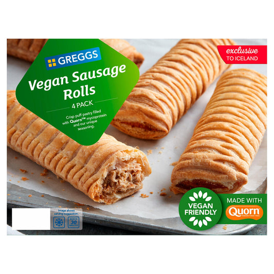 Greggs Vegan Sausage Rolls 4 Pack 420g