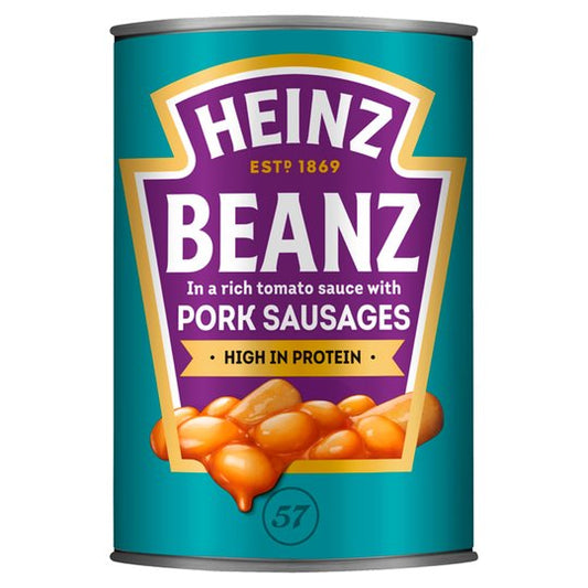 Heinz Beanz with Pork Sausages 415g