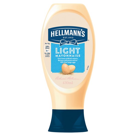 Hellmann's Squeezy Mayonnaise Light 430ml