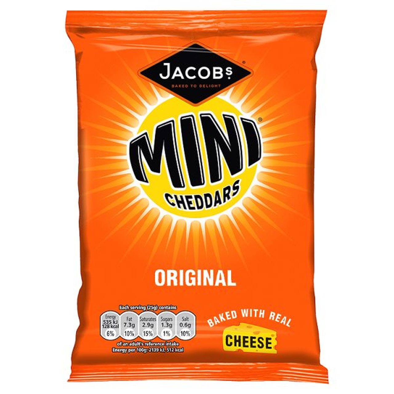 Jacob's Mini Cheddars Original 50g