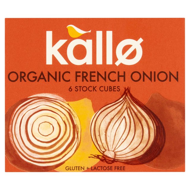 Kallo Organic French Onion 6 Stock Cubes 66g