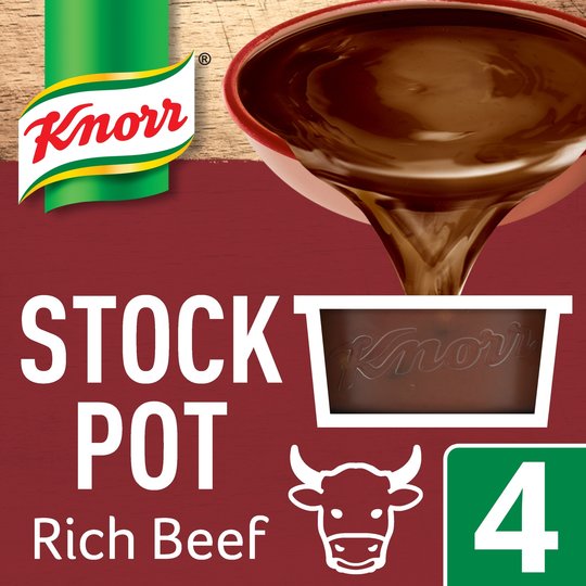 Knorr Rich Beef Stock Pot 4 x 28g (112g)