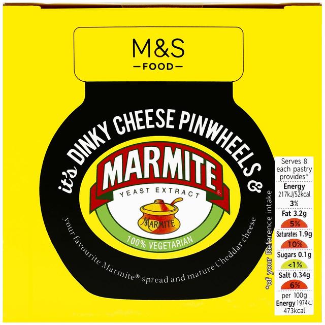 M&S Marmite Dinky Cheese Pinwheels 88g