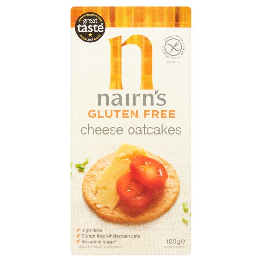 Nairn's Gluten Free Cheese Oatcakes 180G