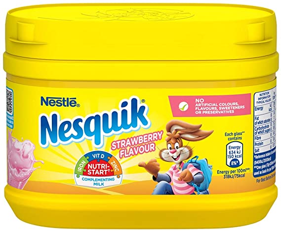 Nesquik® Strawberry Milkshake Mix 300g