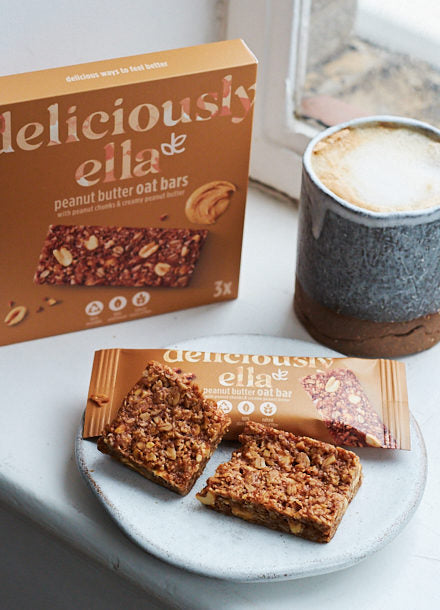 Deliciously Ella Oat Bars Peanut Butter3x50g