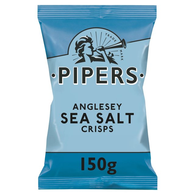 Pipers Crisps Sharing Bag Anglesey Sea Salt 150g