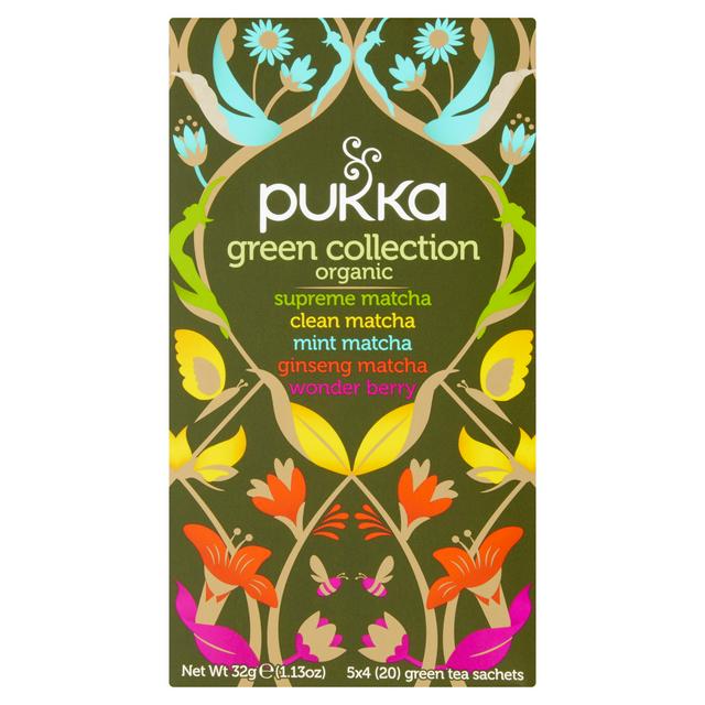 Pukka Organic Green Collection 20 Green Tea Bags 32g