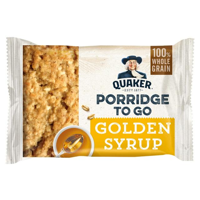 Quaker Porridge To Go Golden Syrup Square 55gx2