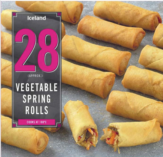 Iceland 28 Vegetable Spring Rolls 560g
