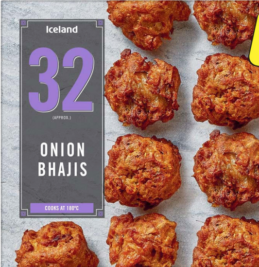 Iceland 32 (approx.) Onion Bhajis 480g