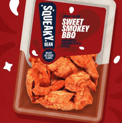Squeaky Bean Ready To Eat Chicken Syle Pieces Bbq 160G