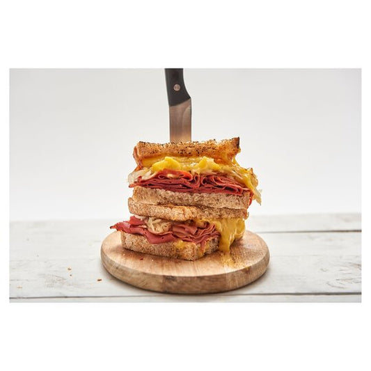 Squeaky Bean Ready To Eat Deli Pastrami Sandwich Slice 90G