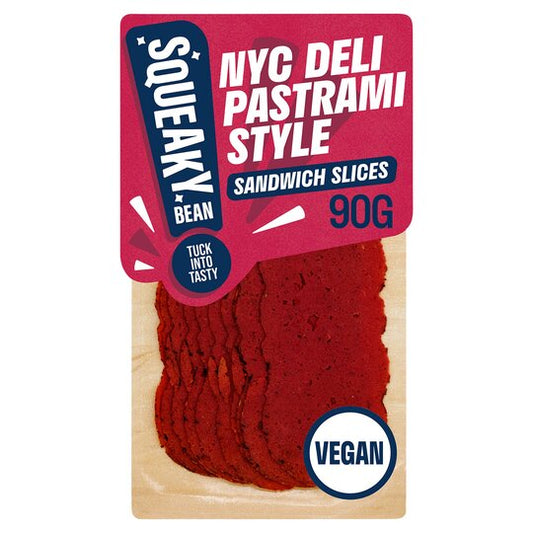 Squeaky Bean Ready To Eat Deli Pastrami Sandwich Slice 90G