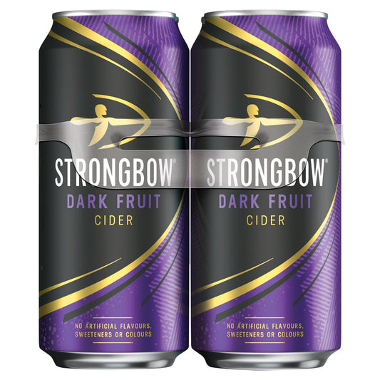 Srongbow Cider Dark Fruit Can 4 x 440ml