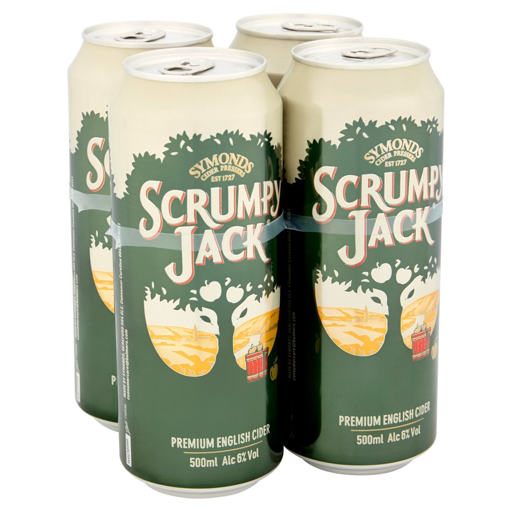 Symonds Scrumpy Jack Premium English Cider 4 x 500ml