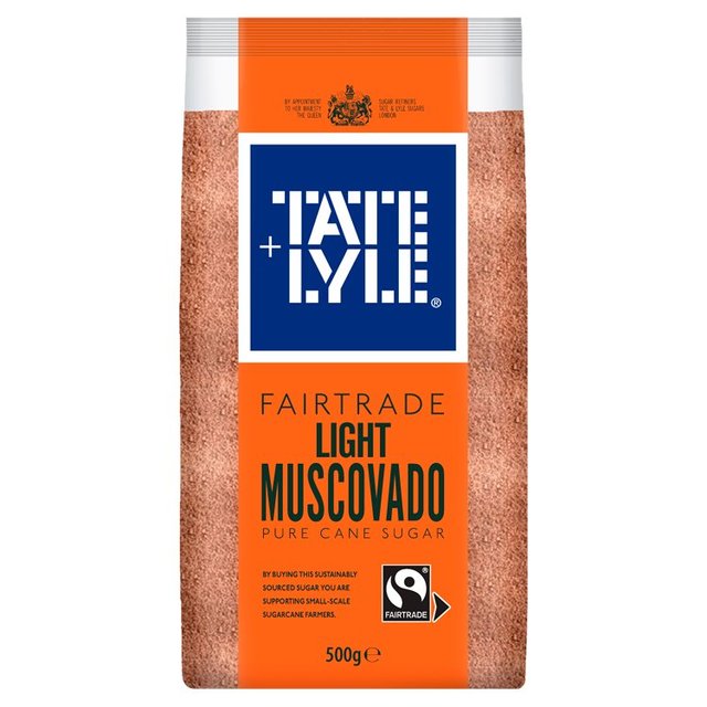 Tate & Lyle Fairtrade Light Muscovado Cane Sugar 500g
